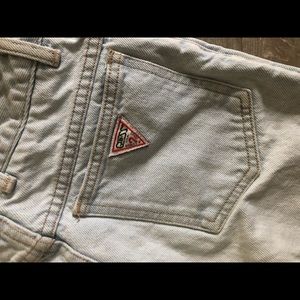Vintage guess jean shorts
